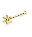 Spiral Flower Shaped Bone Nose Stud NSKD-25B